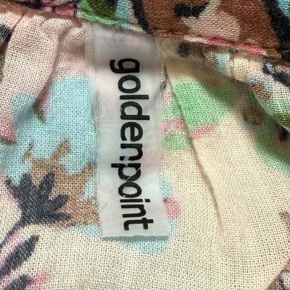 Goldenpoint Blouse Womens Size 8‎ Pink Multicolored Paisley Kimono 3/4 Sleeve - Picture 10 of 11